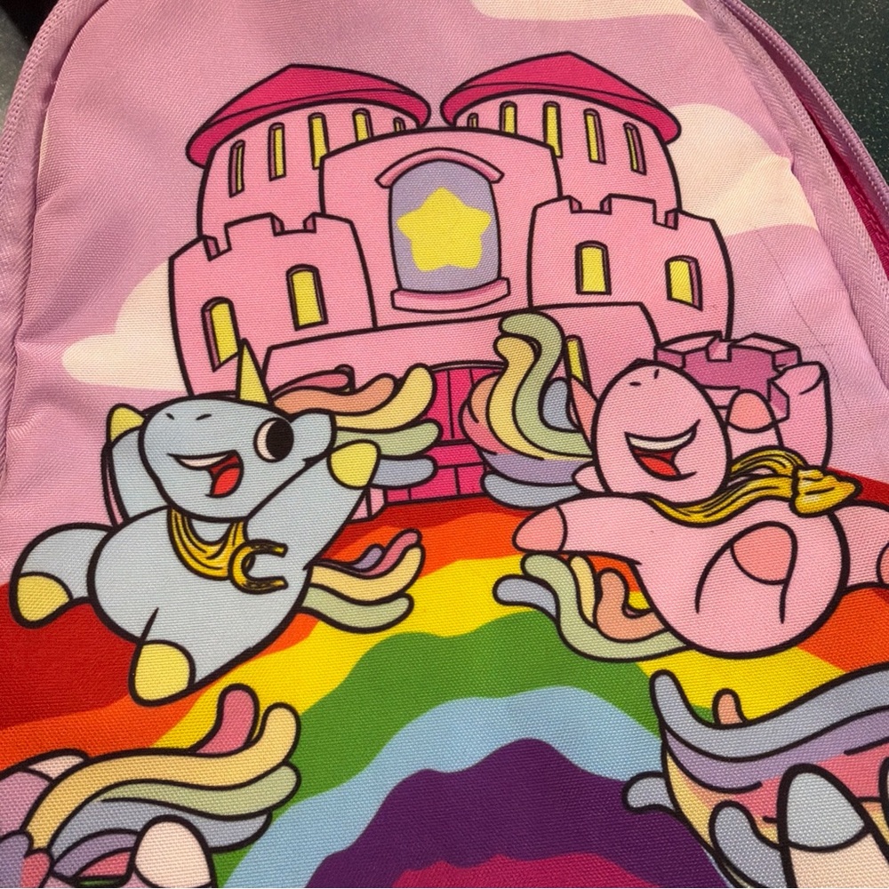 Sprayground Limited Edition Pink Pony Rainbow Unicorn Backpack